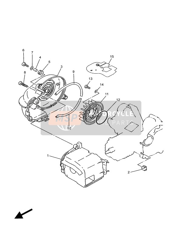 932106489300, Anillo Obturador Toroidal, Yamaha, 2